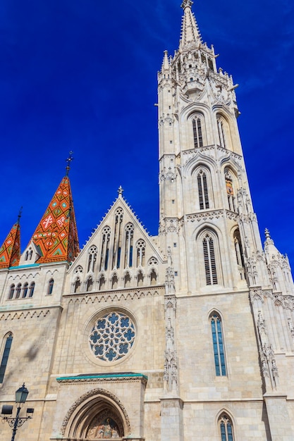 Church of the Assumption of the Buda Castle more commonly known as the Matthias Church is a Catholic church located in the Holy Trinity Square Budapest Hungary