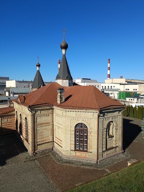 The church of the holy trinity is located in the center of the city.