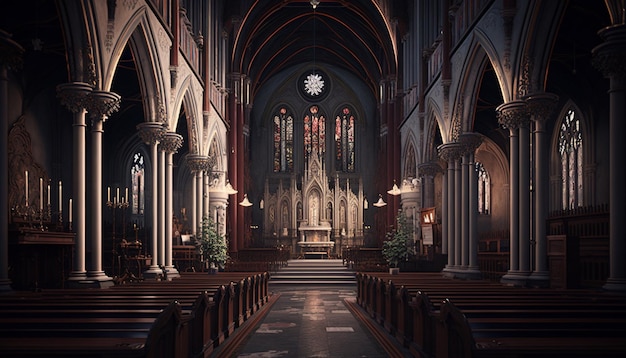 Church inside view