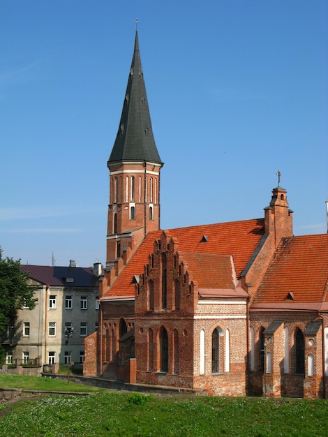 The church in Kaunas city Lithuania