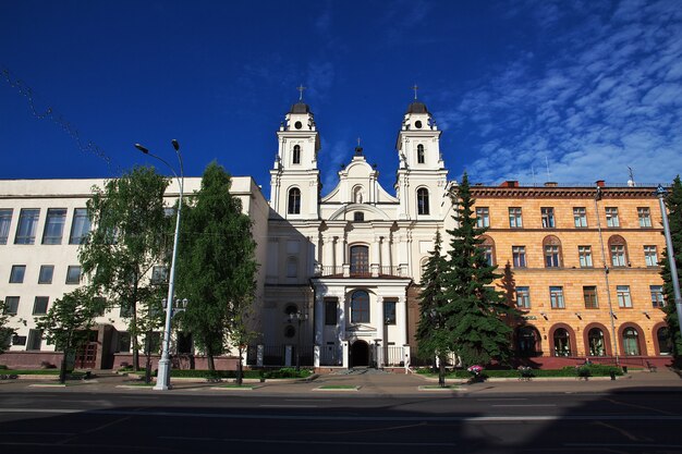 The church in Minsk Belarus