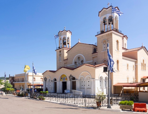 Church of Saint John Russian on the Greek island of Evia in the village of Prokopi in Greece