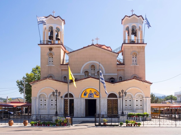 Church of Saint John Russian on the Greek island of Evia in the village of Prokopi in Greece