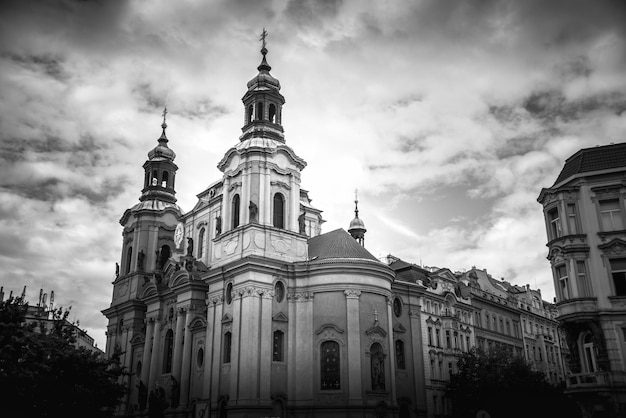 The Church of Saint Nicholas in the Old Town of Prague Prague Czech Republic