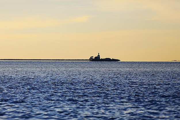 Church on a small island