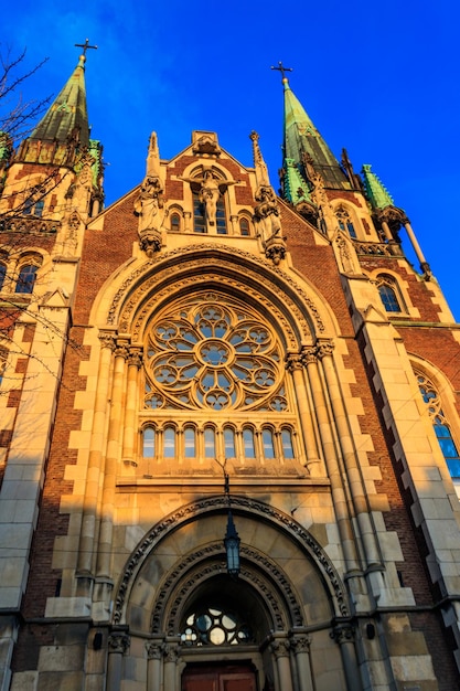 Church of Sts Olha and Elizabeth in Lviv Ukraine