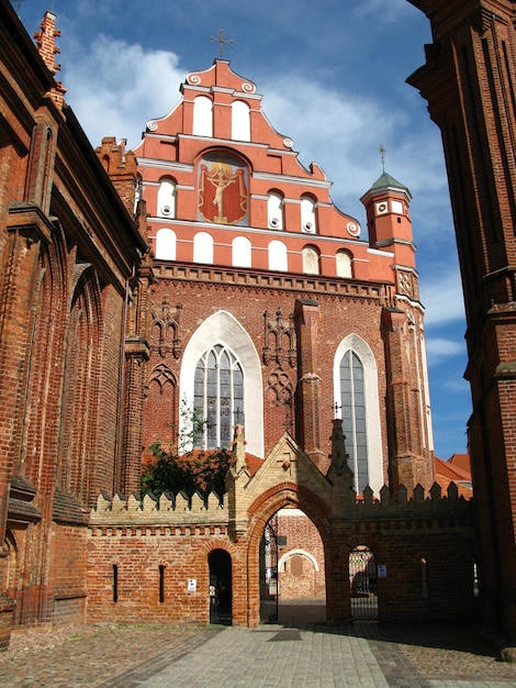 The church in Vilnius city Lithuania