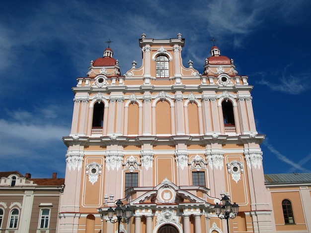 The church in Vilnius city Lithuania