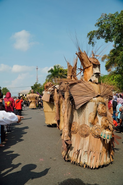 Ciamis Indonesia June 22 2022 Galuh cultural carnival