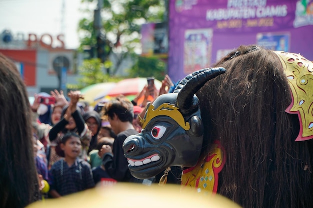 Ciamis Indonesia June 22 2022 Galuh cultural carnival