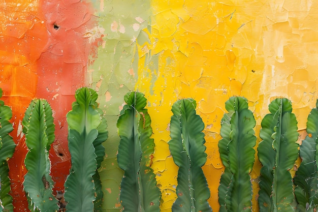 Cinco de mayo background with cactus and maracas