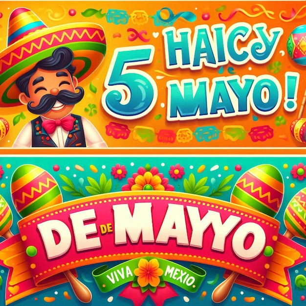 Cinco de Mayo Banners