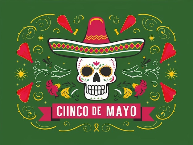 Cinco de mayo greeting cards