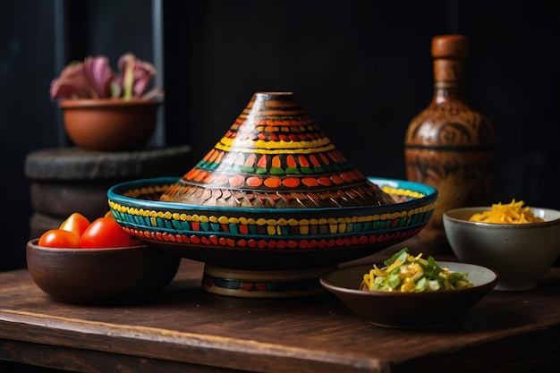 Cinco de Mayo a table with bowls bowls and bowls of vegetables on it