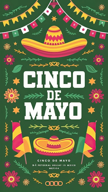 Photo cinco de mayo vector cinco de mayo poster may 5 cinco de mayo post banner cinco de mayo sale offer