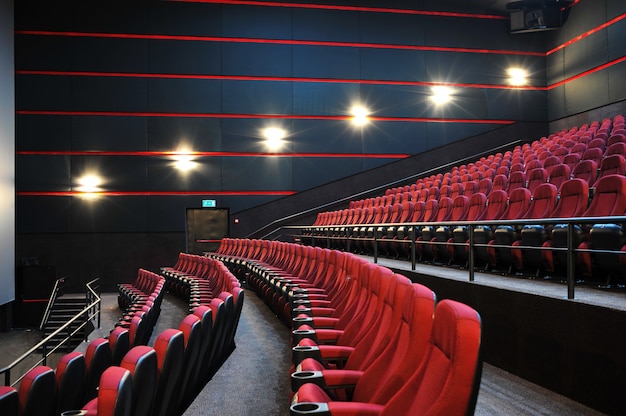 The cinema house. Inside