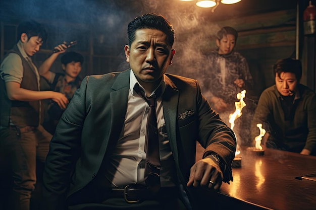 Cinema post of a Korea gangster movie