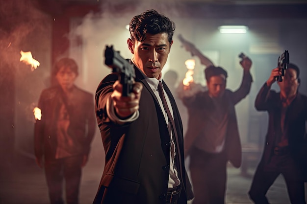 Cinema post of a Korea gangster movie