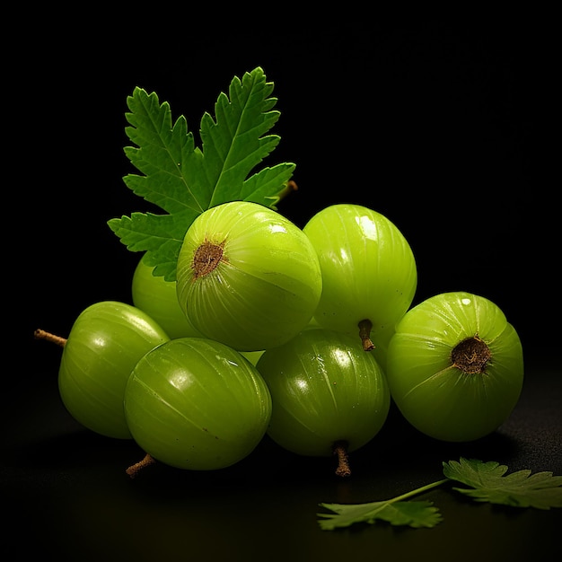 Cinematic Amla Aura 16k UHD Natural Color Wallpaper of Indian Gooseberry