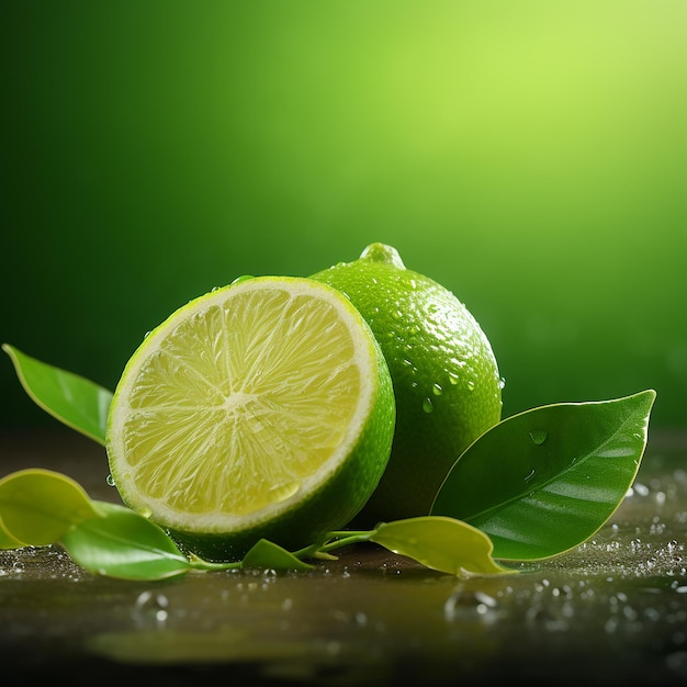 Cinematic Citrus Charm 16k UHD Natural Color Wallpaper of Mosambi Sweet Lime