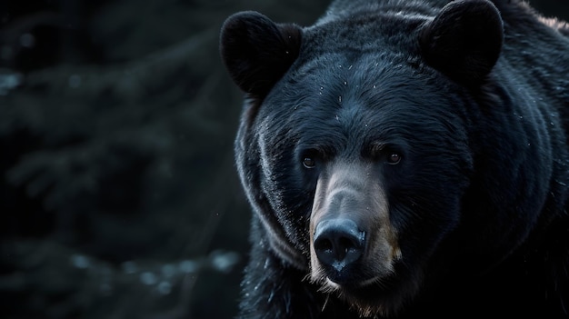 a cinematic and Dramatic portrait image for bear