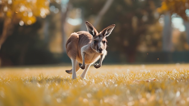 a cinematic and Dramatic portrait image for kangaroo