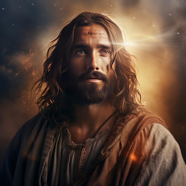 Cinematic images of Jesus Christ