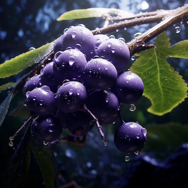 Cinematic Jabuticaba Bliss Ultra Realistic 16k UHD Digital Art