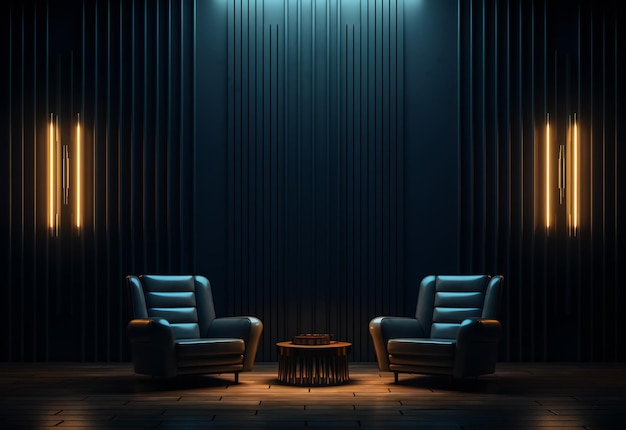 Cinematic Minimalist interior design