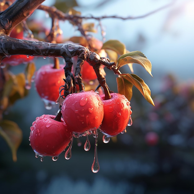 Cinematic Miracle Berry Ultra Realistic 16k UHD Digital Art