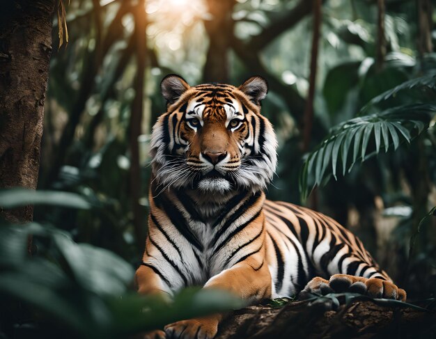 Cinematic Photograph of Tiger in the Jungle