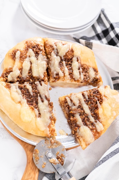 Cinnamon Dessert Pizza