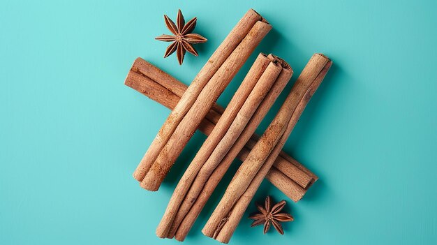 Cinnamon Sticks Bundle Isolated Portrait