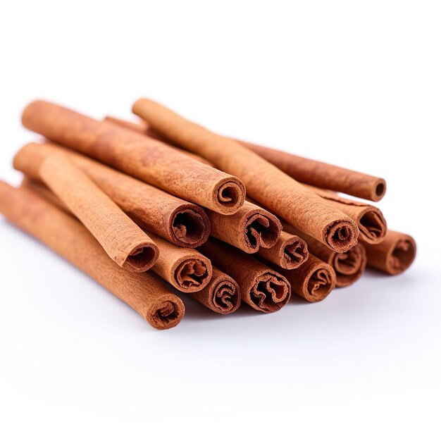 Photo cinnamon sticks isolated on a white background