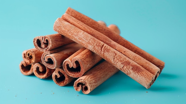 Cinnamon Sticks Stack Isolated Portrait