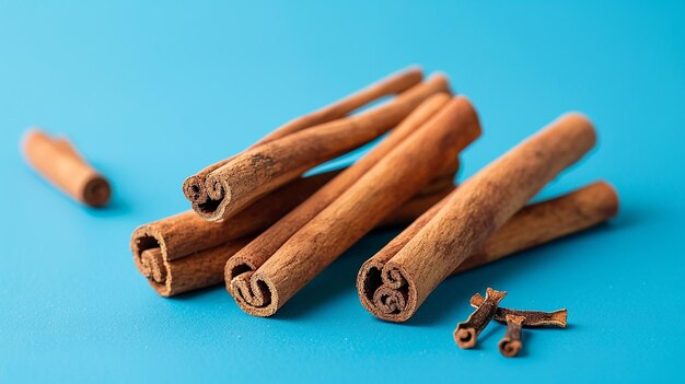 Cinnamon Sticks Stack Isolated Portrait