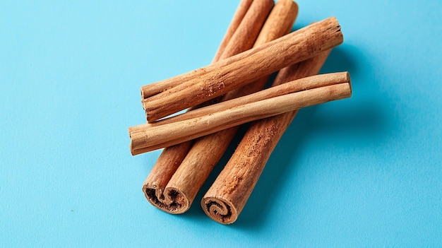 Photo cinnamon sticks stack isolated portrait