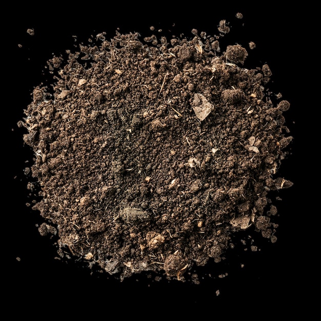 a circle of dirt and dust is shown in black