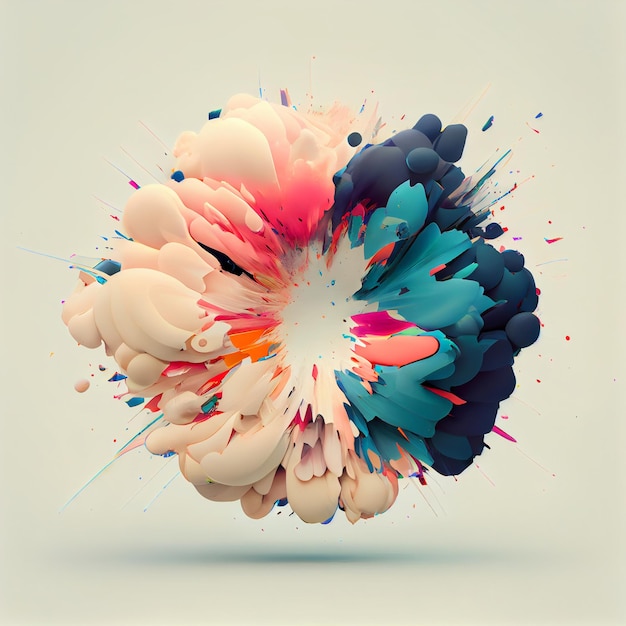 Circle Explosion with Soft Color