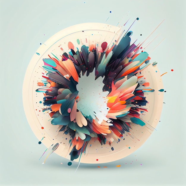 Circle Explosion with Soft Color