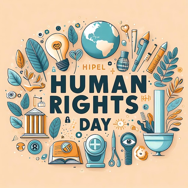 a circle of human rights with a circle of human rights