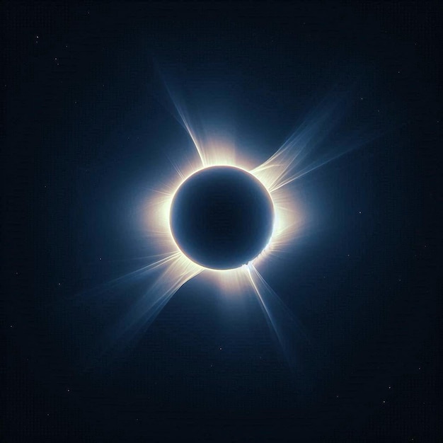 a circle of the sun is shown in a dark space