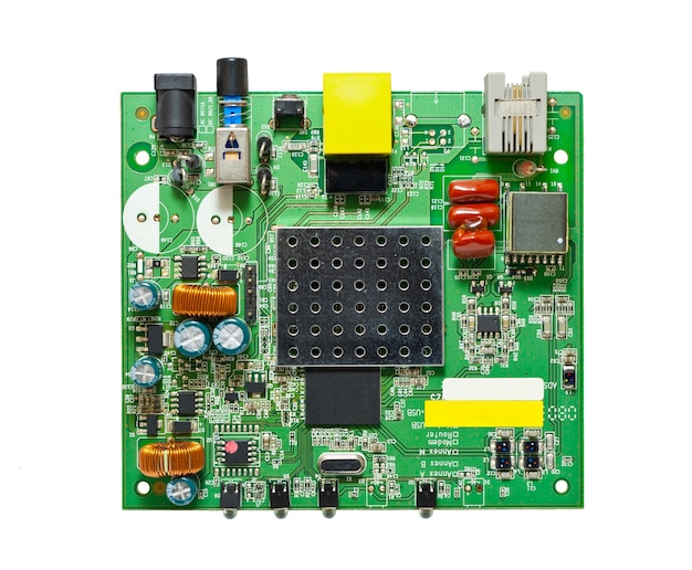 The circuit of an ADSL modem isolated