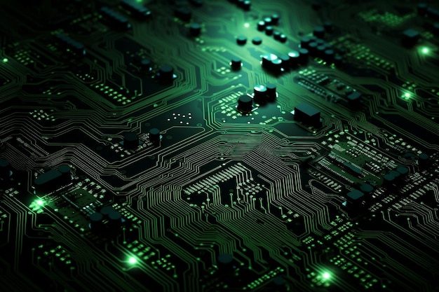 A circuit board background Generative Ai