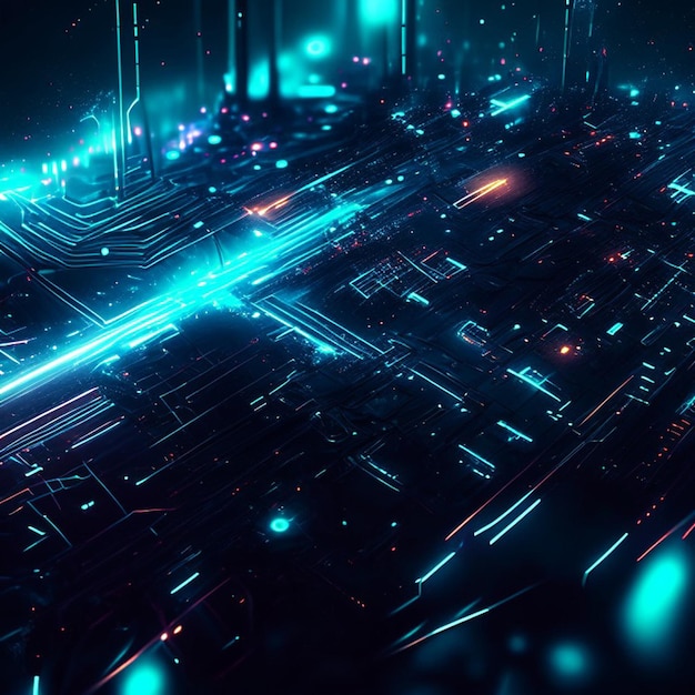 Circuit board background