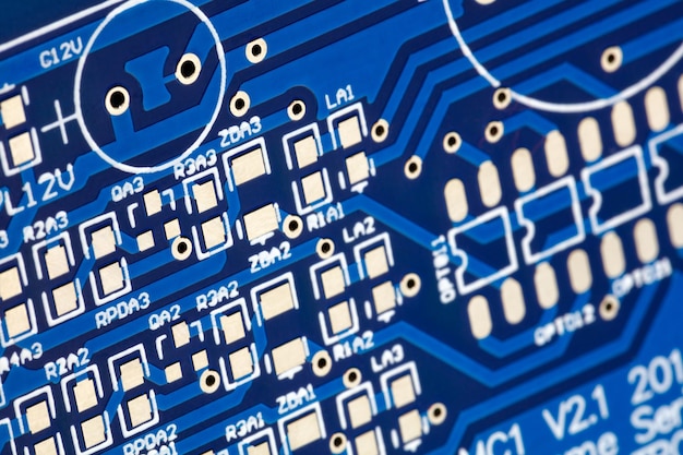 Circuit board Electronic computer hardware technology Motherboard digital chip Tech science background Integrated communication processor Information engineering component