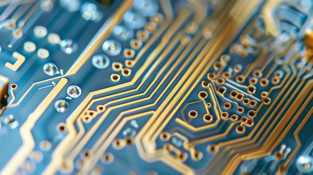 Photo circuit board macro photography