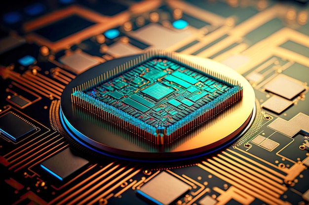 Circuits and microchips for technological products wafer semiconductor manufacturing