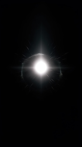 Photo circular abstract light flare