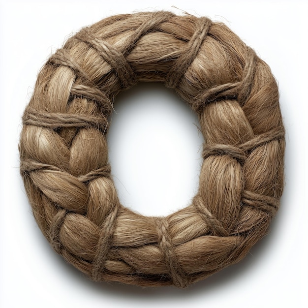 A Circular Braided Rope of Natural Fiber